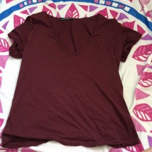 Brandy Melville Low Cut Tee